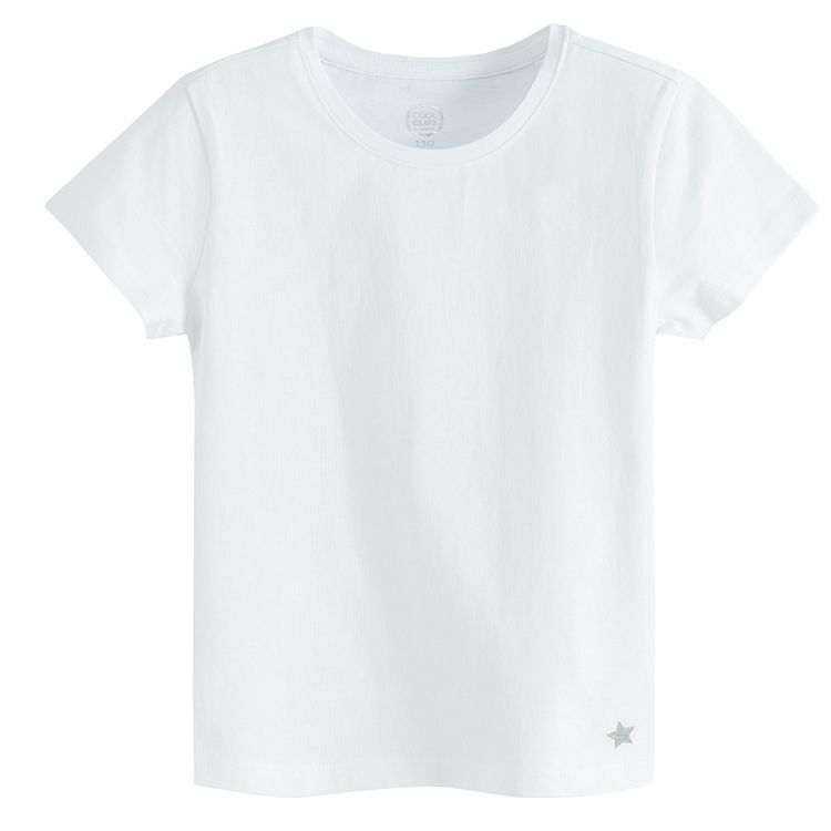 מארז חולצות שרוול קצר 2 יח' - לבן