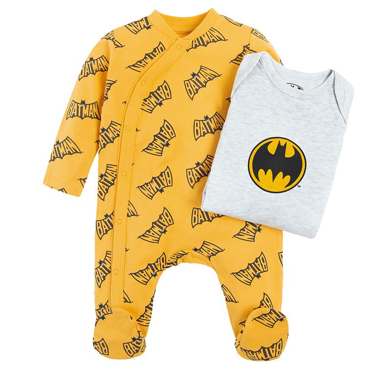 Batman grey and yellow overall- 2 pack