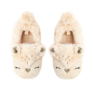 נעלי בית פרוותיים עם פנים של חתלתולים